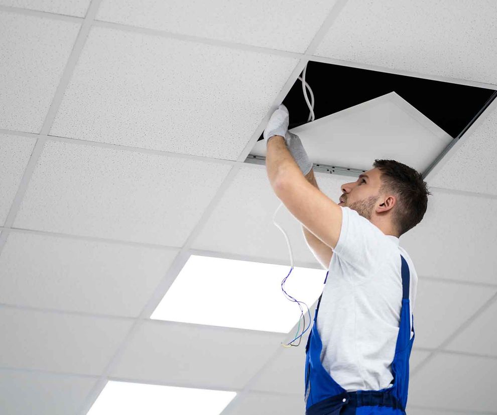 Installation of LED Panels in offices